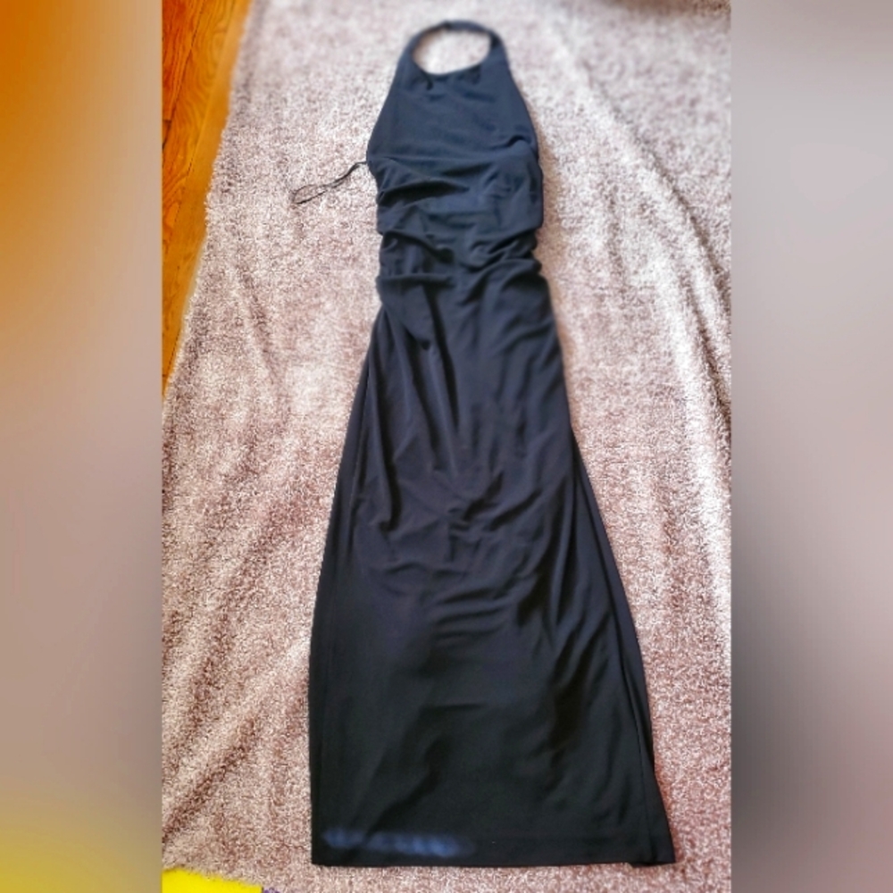 Zara Womens Maxi Dress Size M Black Sleeveless